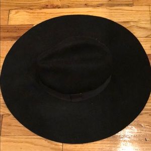 H&M Black Floppy Felt Hat